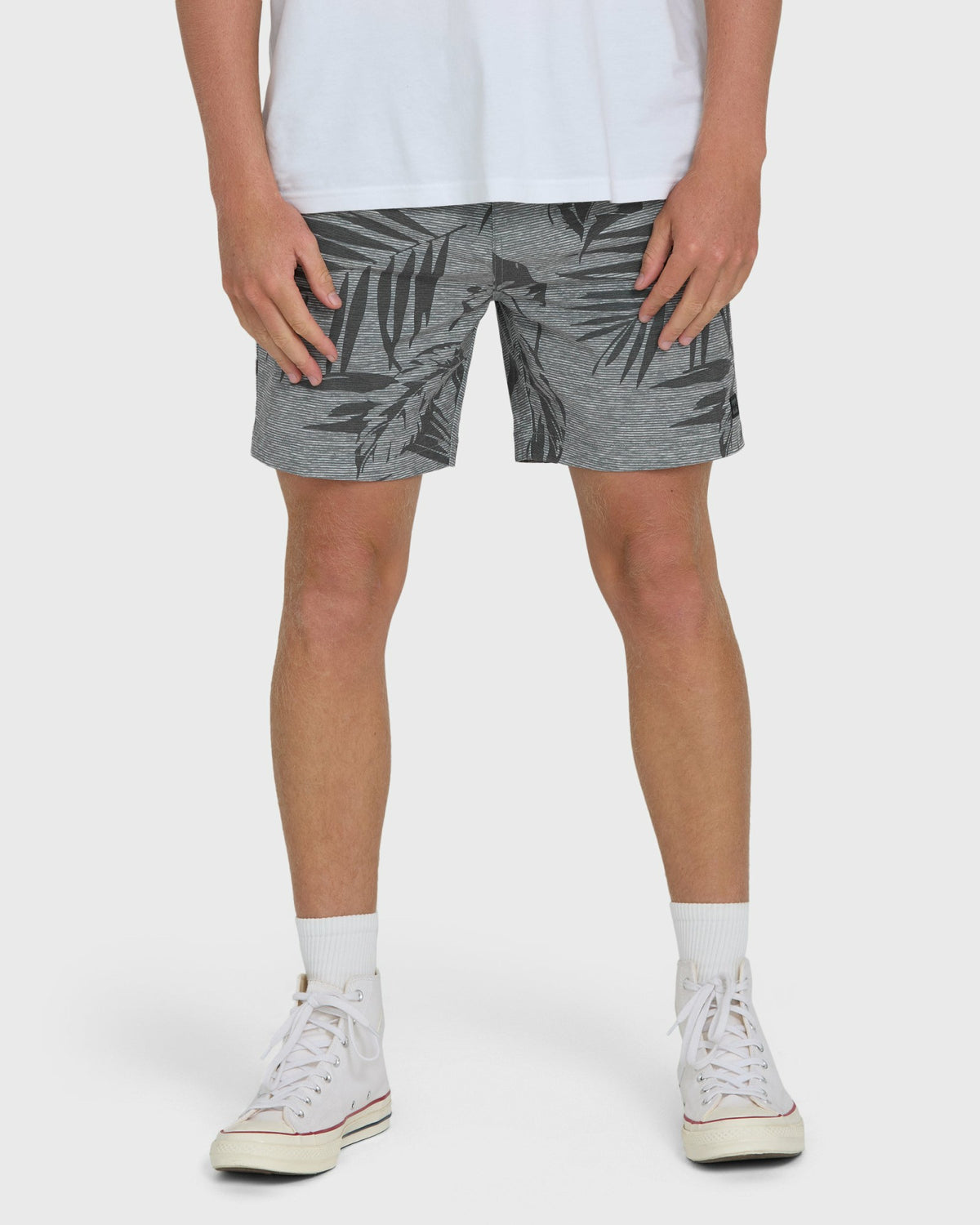 Billabong Men's Crossfire Submersible 17\" Hybrid Shorts - Pewter