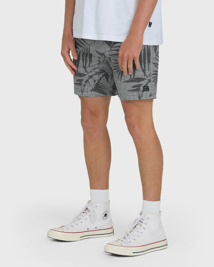 Billabong Men's Crossfire Submersible 17\" Hybrid Shorts - Pewter