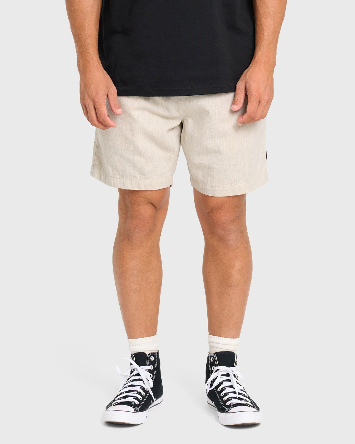 Billabong Men's San O Layback Linen Shorts - Oatmeal Heather