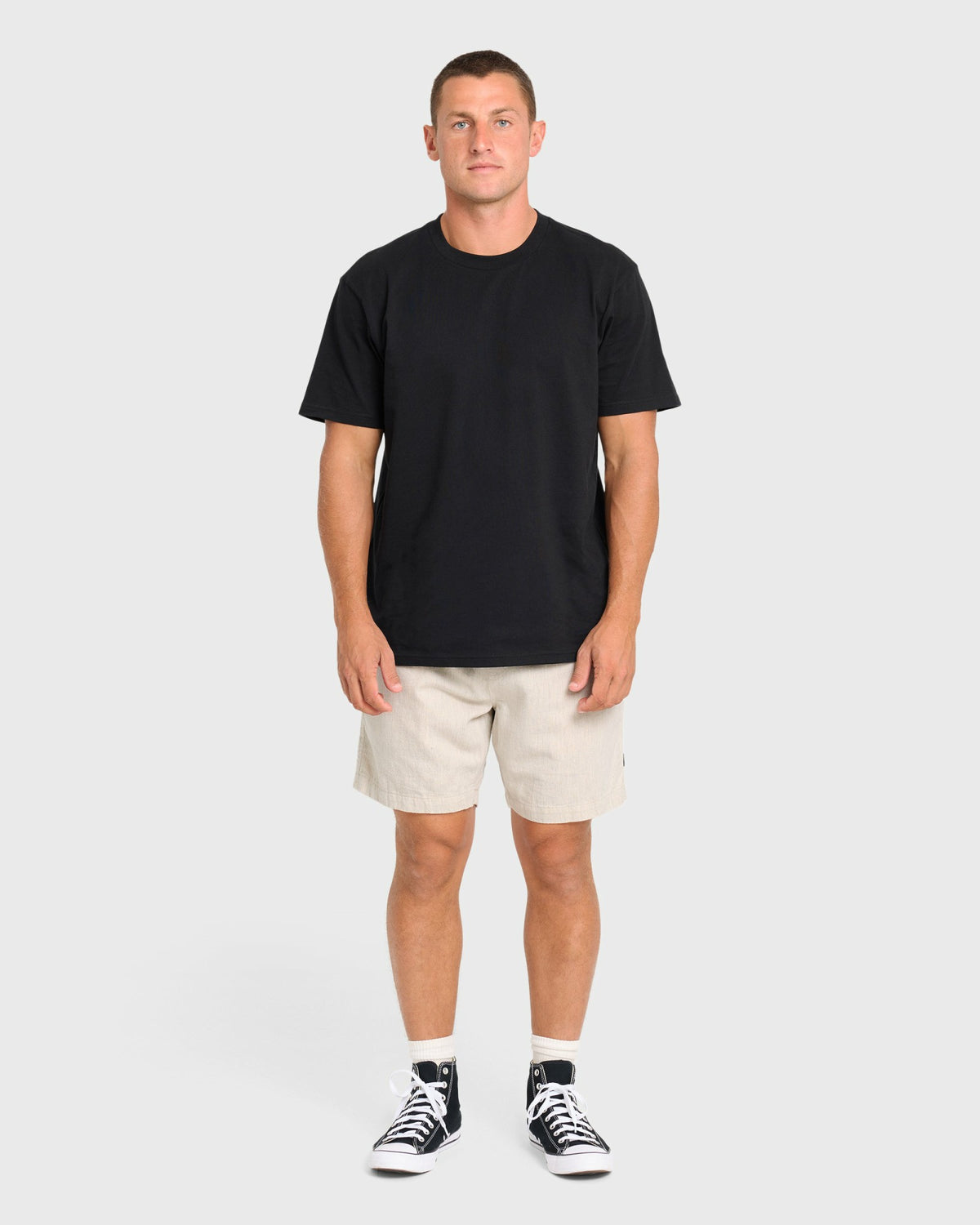 Billabong Men's San O Layback Linen Shorts - Oatmeal Heather