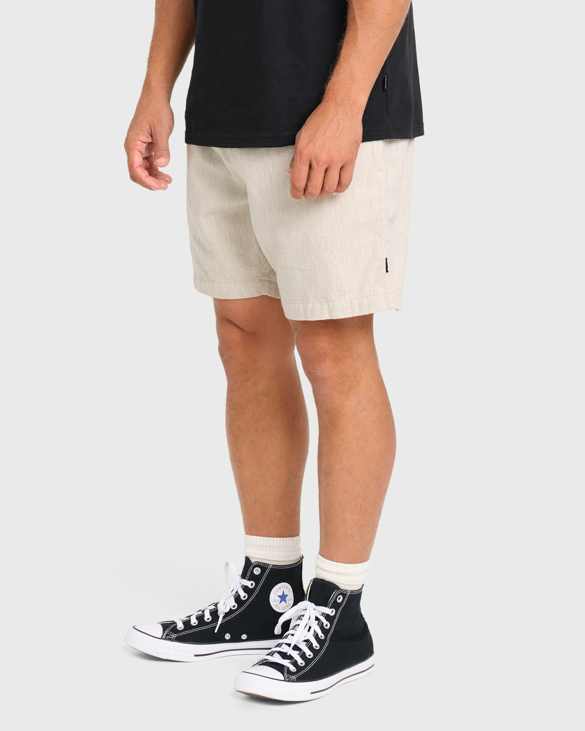 Billabong Men's San O Layback Linen Shorts - Oatmeal Heather