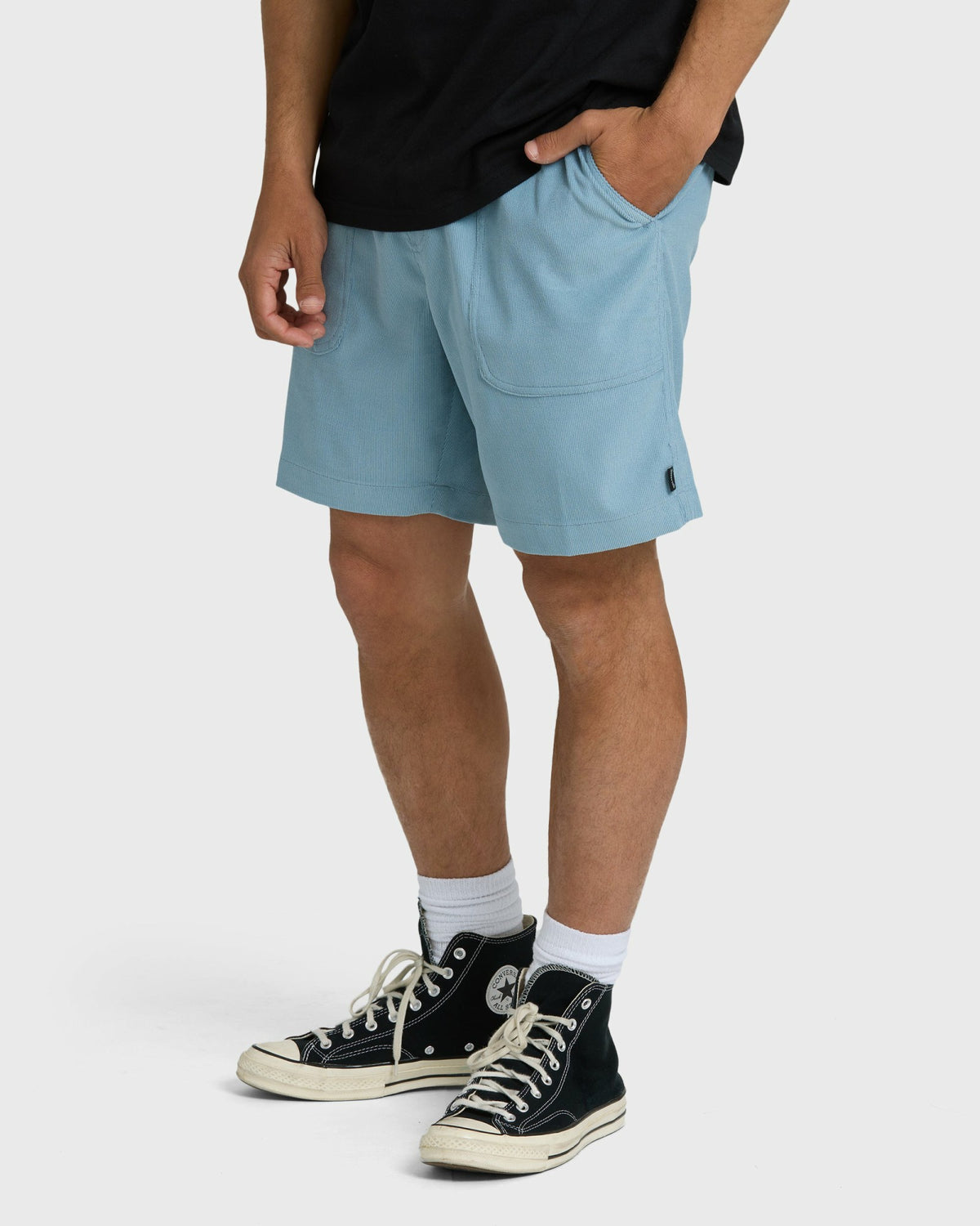 Billabong Men's De La Cruz Cord 18\" Hybrid Shorts - Blue Fog