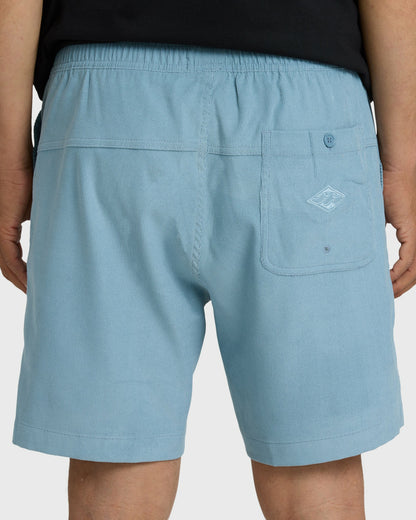 Billabong Men's De La Cruz Cord 18\" Hybrid Shorts - Blue Fog