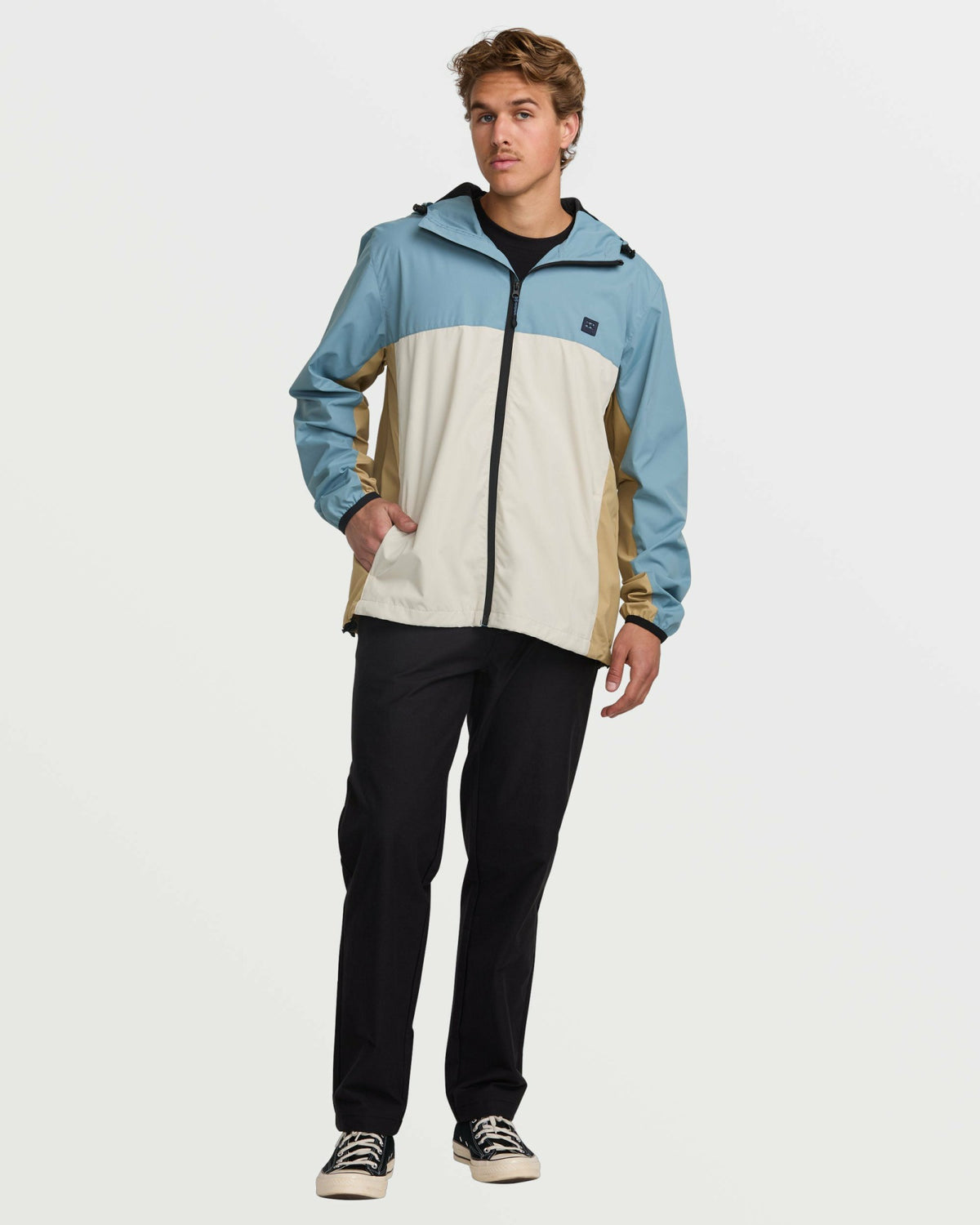 Billabong Men's A\/Div Transport Windbreaker Jacket - Glacier Blue
