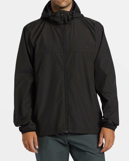Billabong Men's A\/Div Transport Windbreaker Jacket - Black