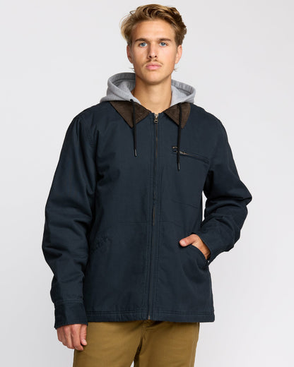 Billabong Men's A\/Div Barlow Hooded Jacket - Navy