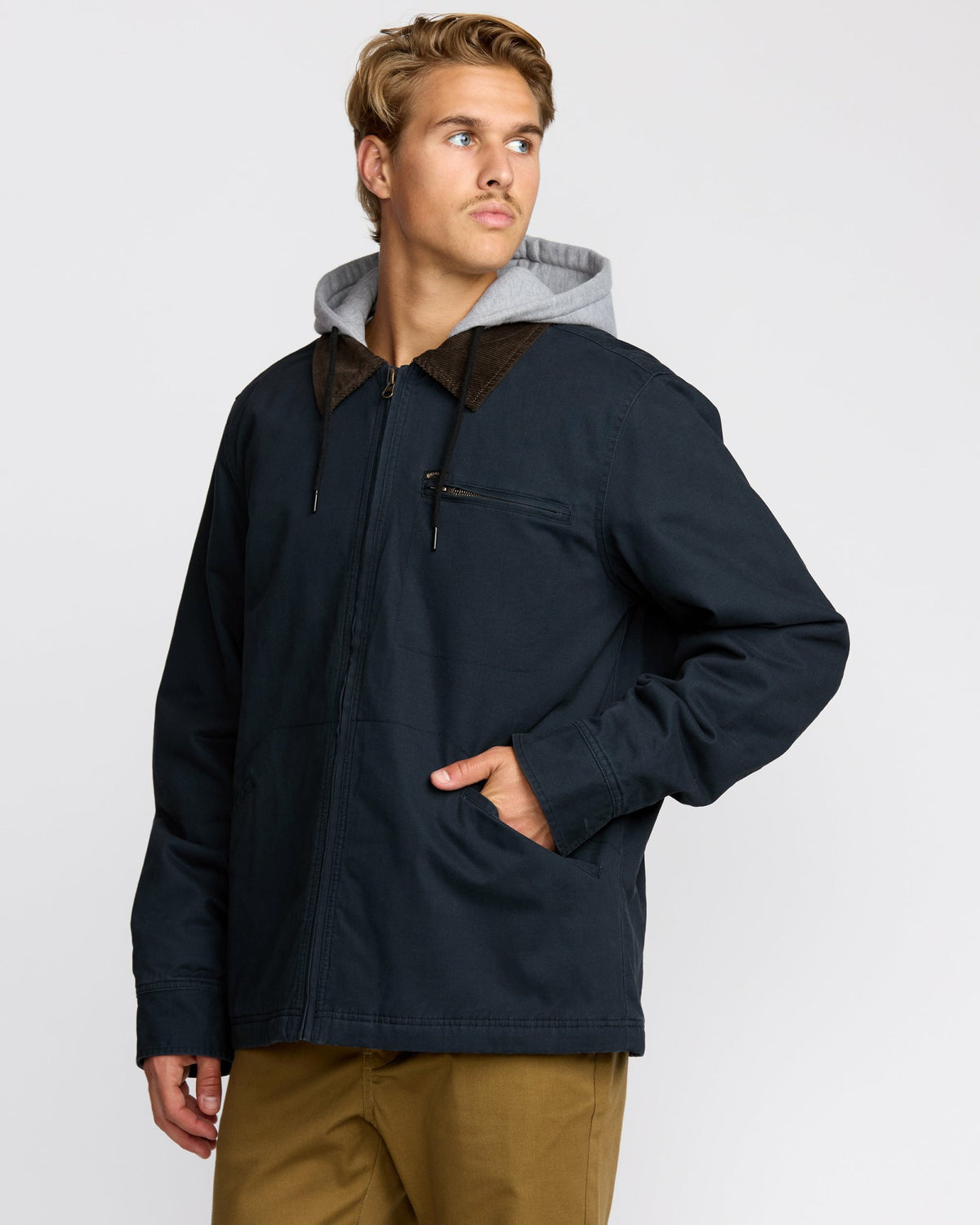 Billabong Men's A\/Div Barlow Hooded Jacket - Navy