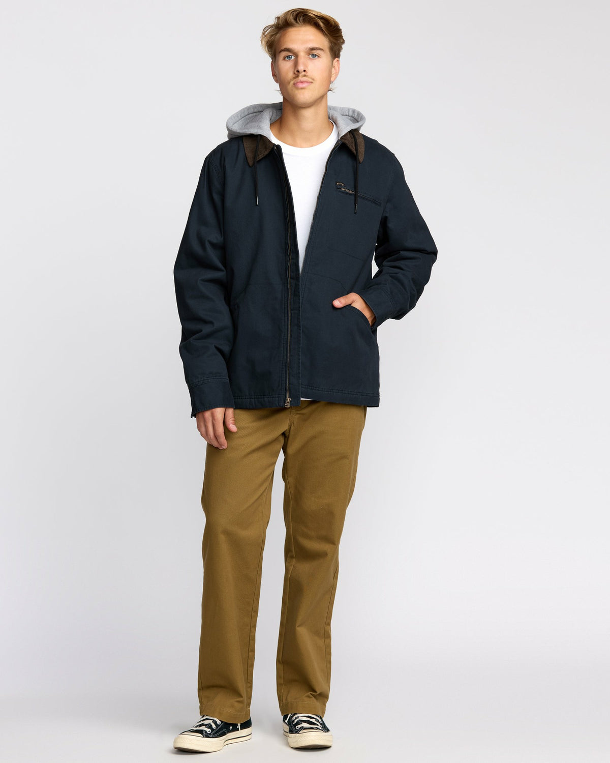 Billabong Men's A\/Div Barlow Hooded Jacket - Navy