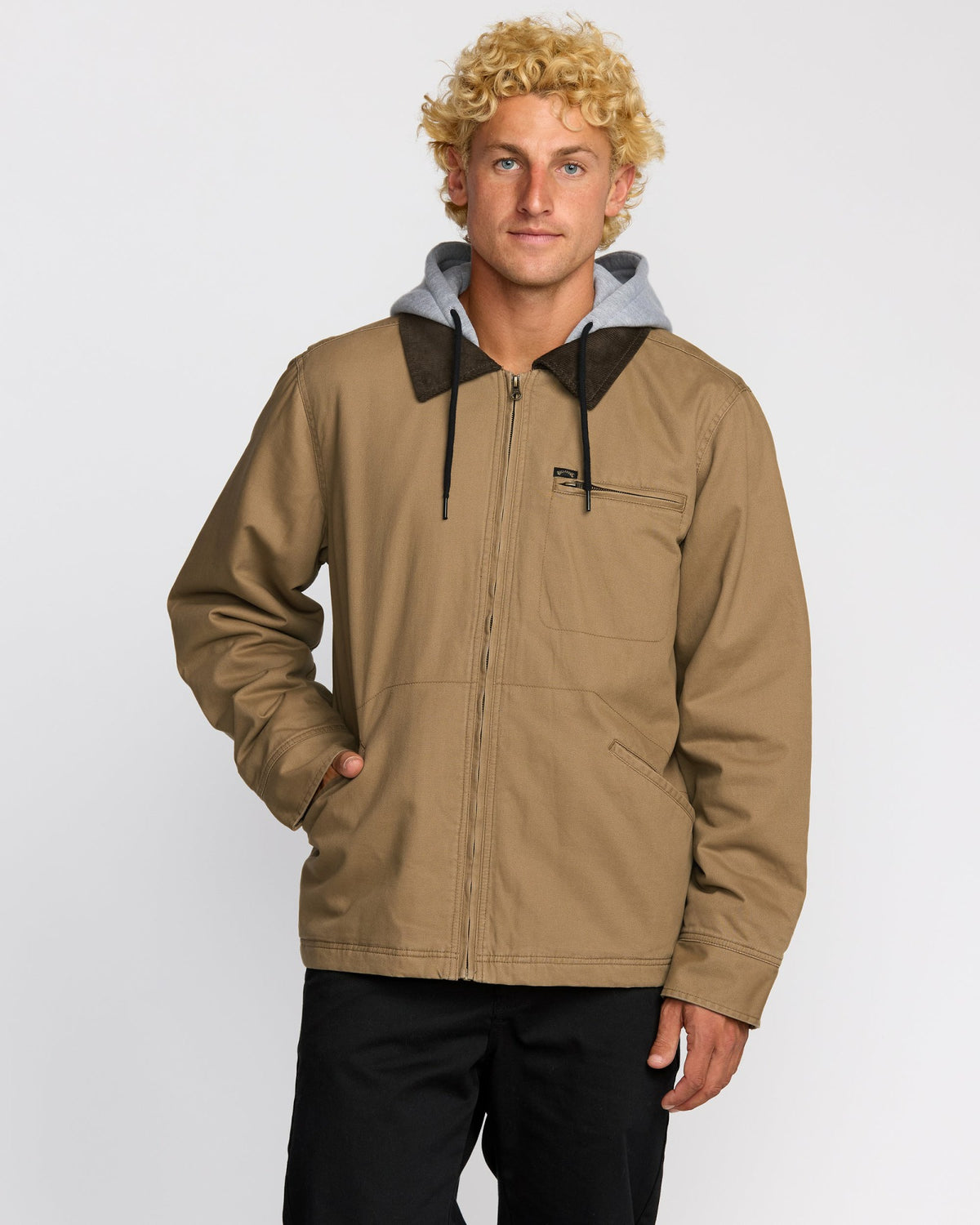 Billabong Men's A\/Div Barlow Hooded Jacket - Clay