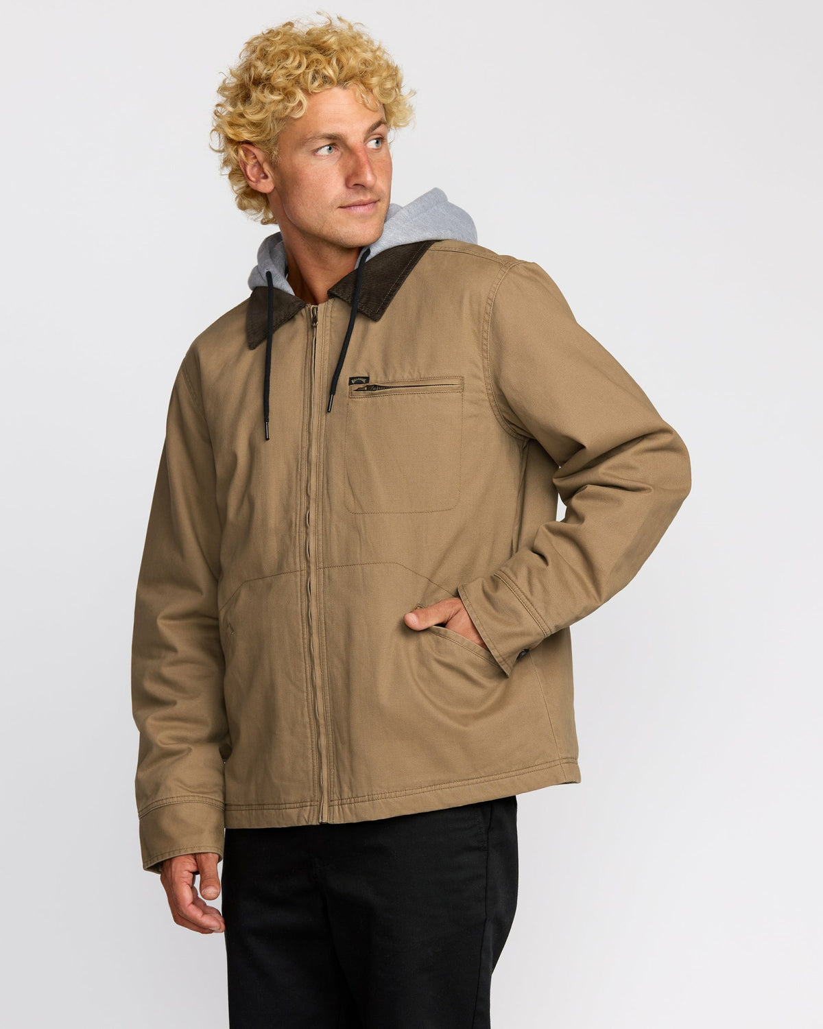 Billabong Men's A\/Div Barlow Hooded Jacket - Clay