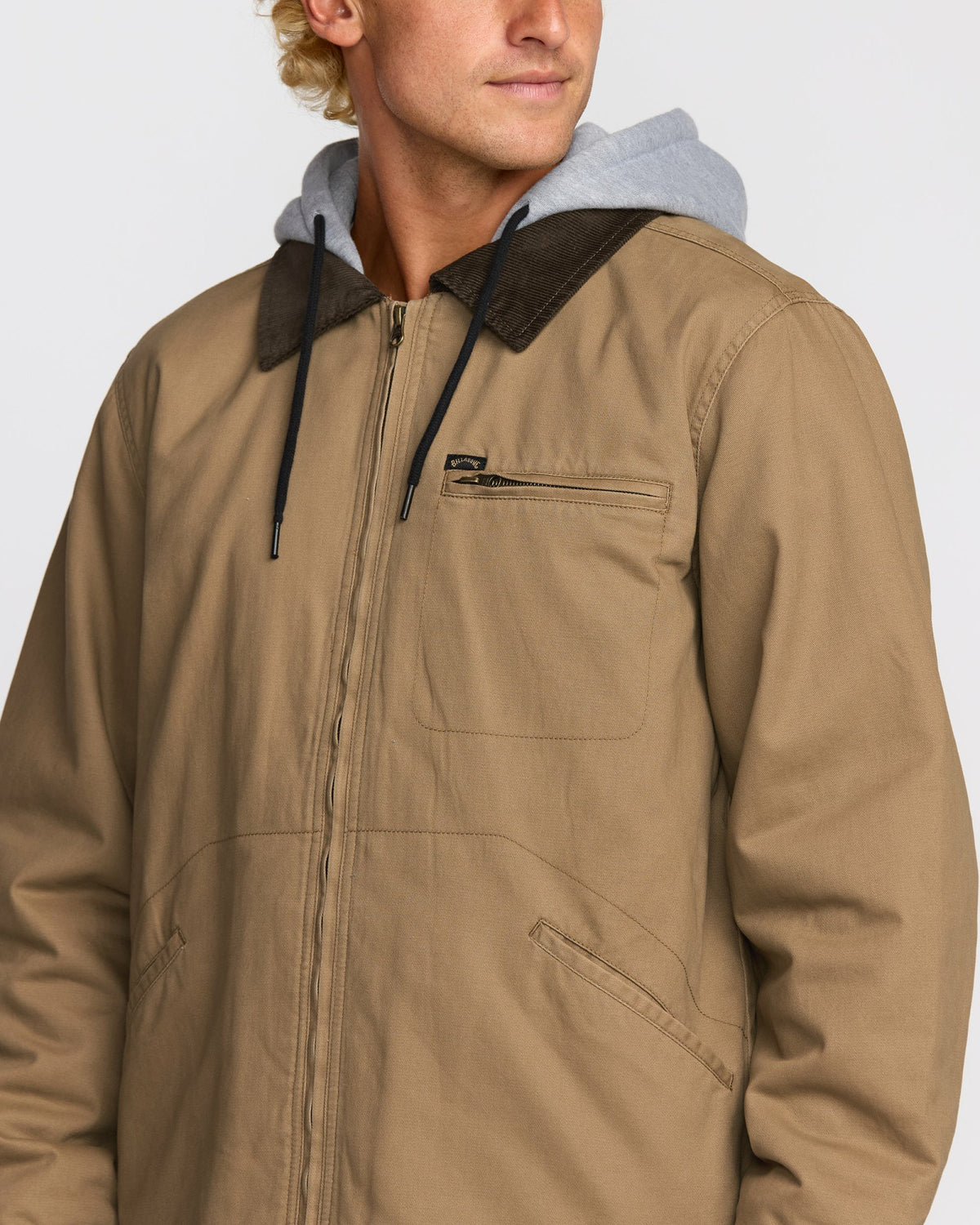 Billabong Men's A\/Div Barlow Hooded Jacket - Clay