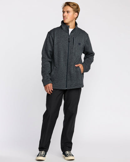Billabong Men's Boundary Mock Neck Zip Sweatshirt - Navy