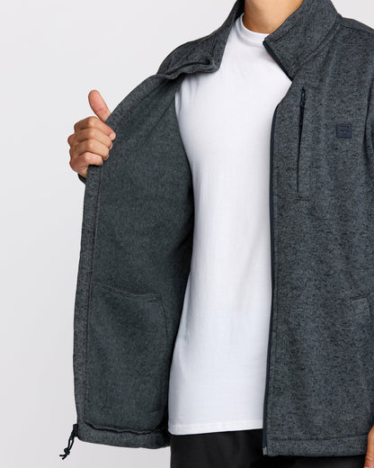 Billabong Men's Boundary Mock Neck Zip Sweatshirt - Navy