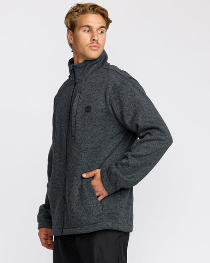 Billabong Men's Boundary Mock Neck Zip Sweatshirt - Navy
