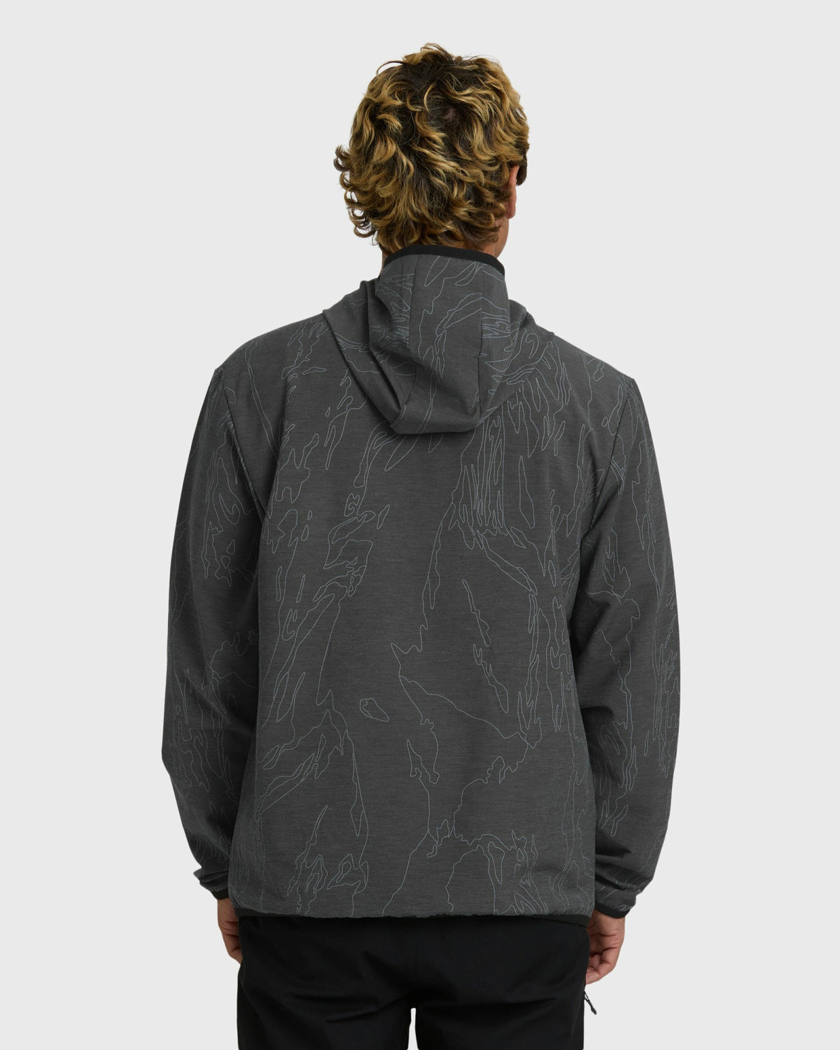 Billabong Men's Transit Stretch Shell Jacket - Black Camo