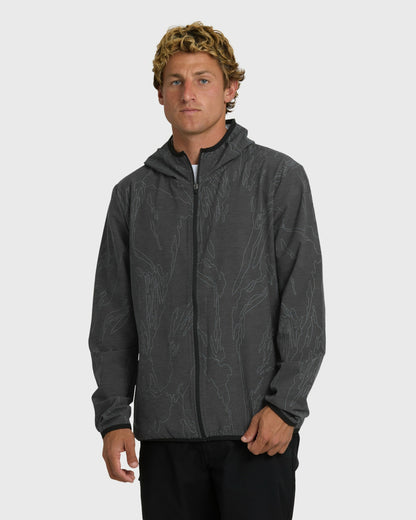 Billabong Men's Transit Stretch Shell Jacket - Black Camo