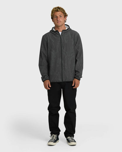 Billabong Men's Transit Stretch Shell Jacket - Black Camo