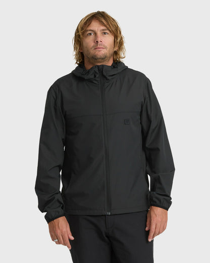 Billabong Men's Timberwood Windbreaker Jacket - Black