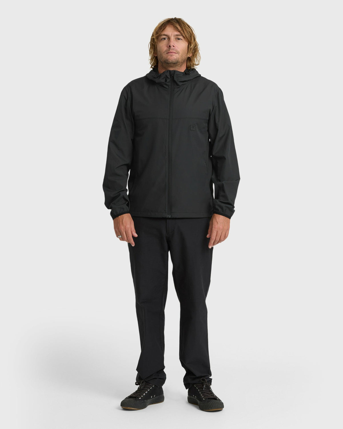 Billabong Men's Timberwood Windbreaker Jacket - Black
