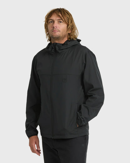 Billabong Men's Timberwood Windbreaker Jacket - Black