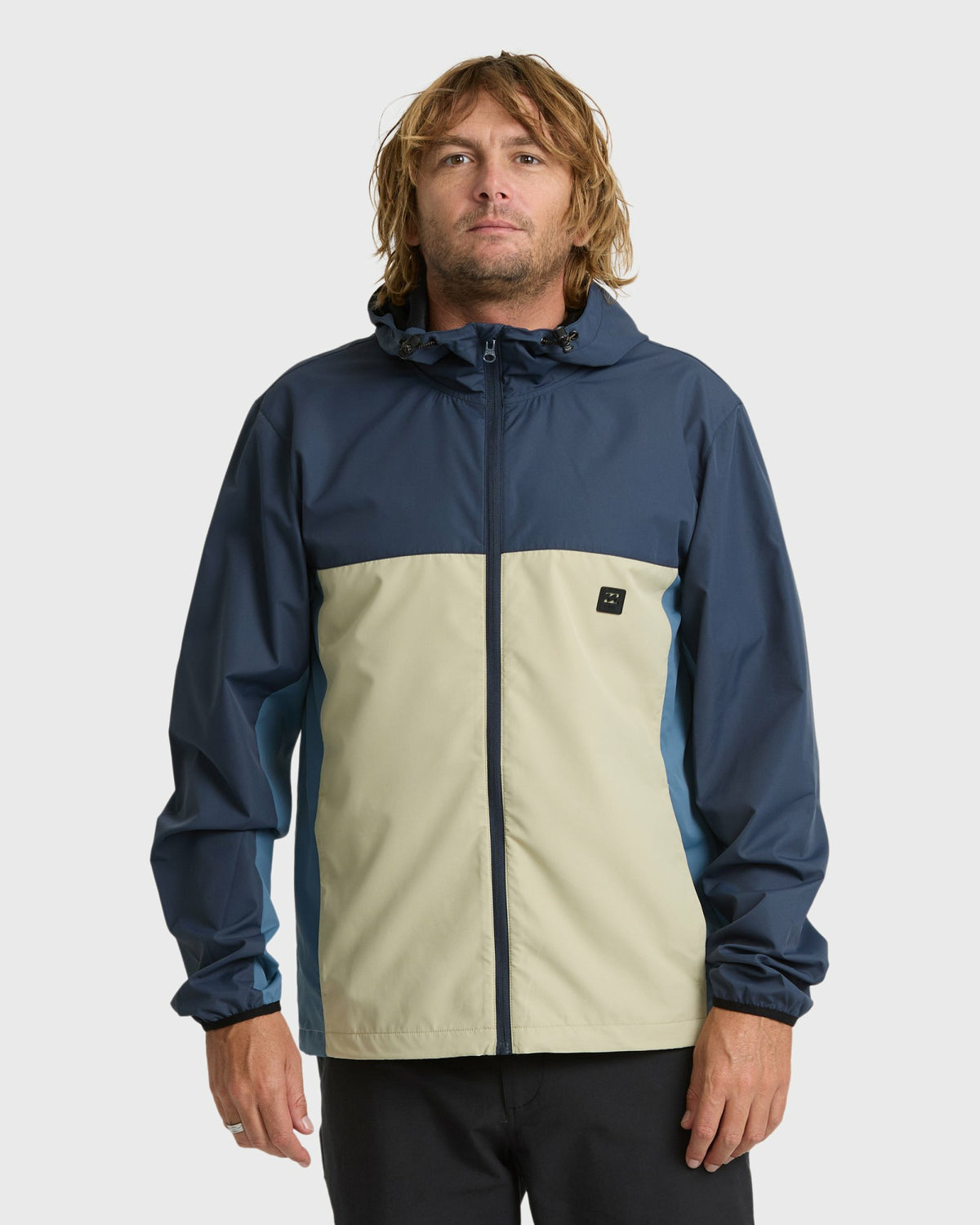 Billabong Men's Timberwood Windbreaker Jacket - Blue Graphite