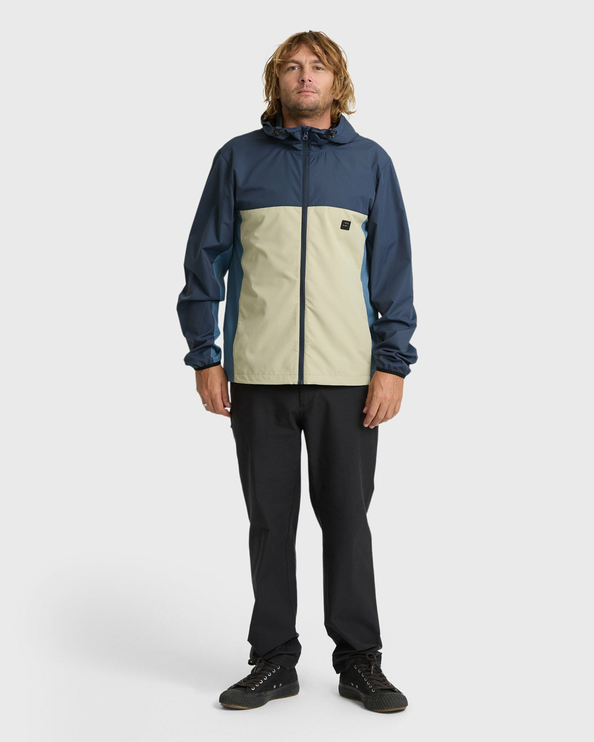 Billabong Men's Timberwood Windbreaker Jacket - Blue Graphite