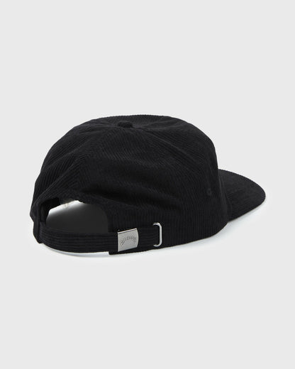 Billabong Men's Heritage 5-Panel Strapback Hat - Black
