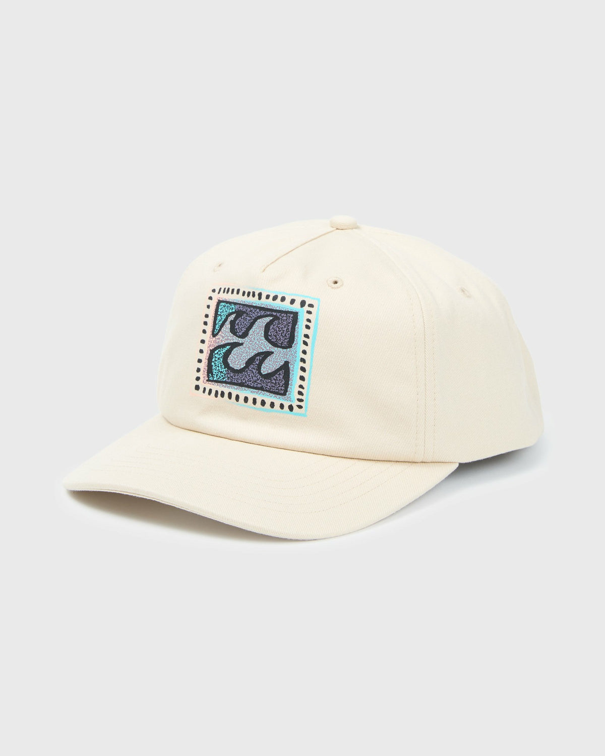 Billabong Men's Crayon Wave Snapback Hat - Oatmeal