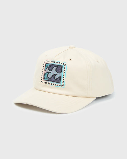Billabong Men's Crayon Wave Snapback Hat - Oatmeal