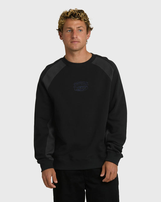 Billabong Men's Bad Dog Crewneck Sweatshirt - Black