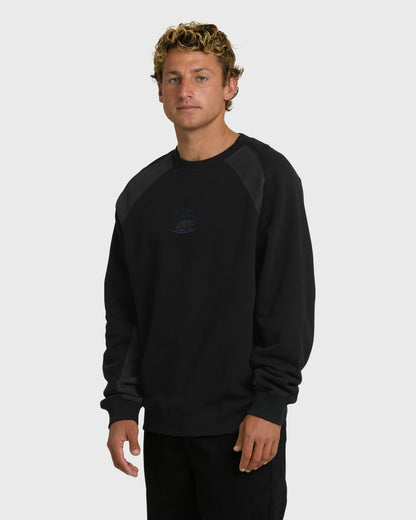 Billabong Men's Bad Dog Crewneck Sweatshirt - Black