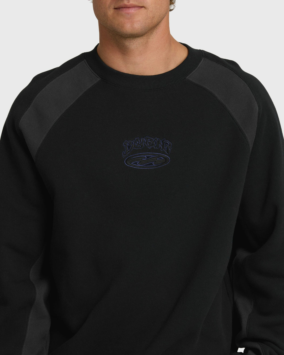 Billabong Men's Bad Dog Crewneck Sweatshirt - Black