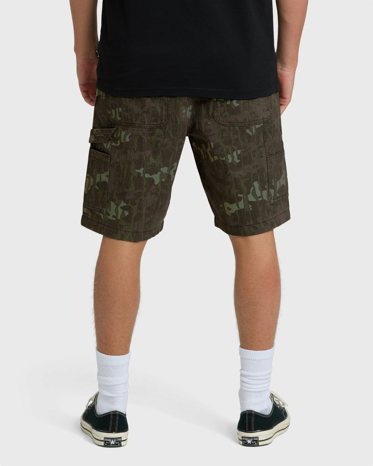 Billabong Men's Bad Dog Elastic Shorts - Green Camo