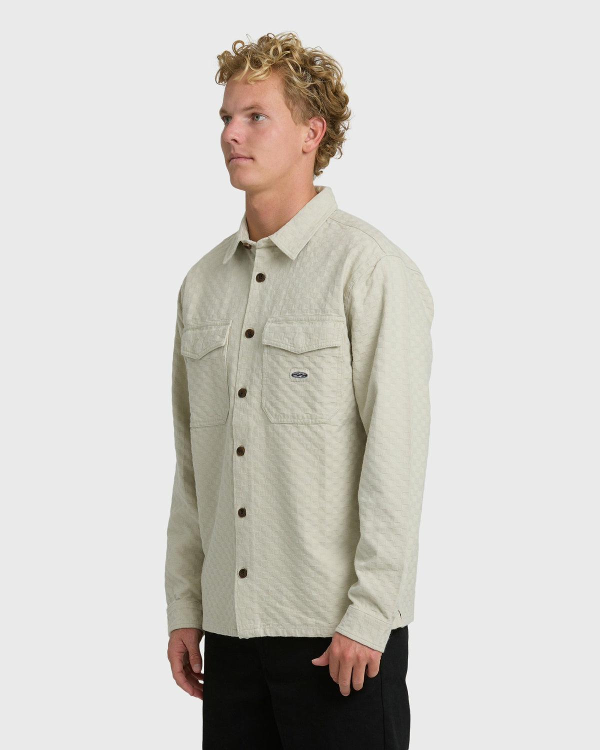 Billabong Men's Bad Dog Long Sleeve Flannel Shirt - Chino