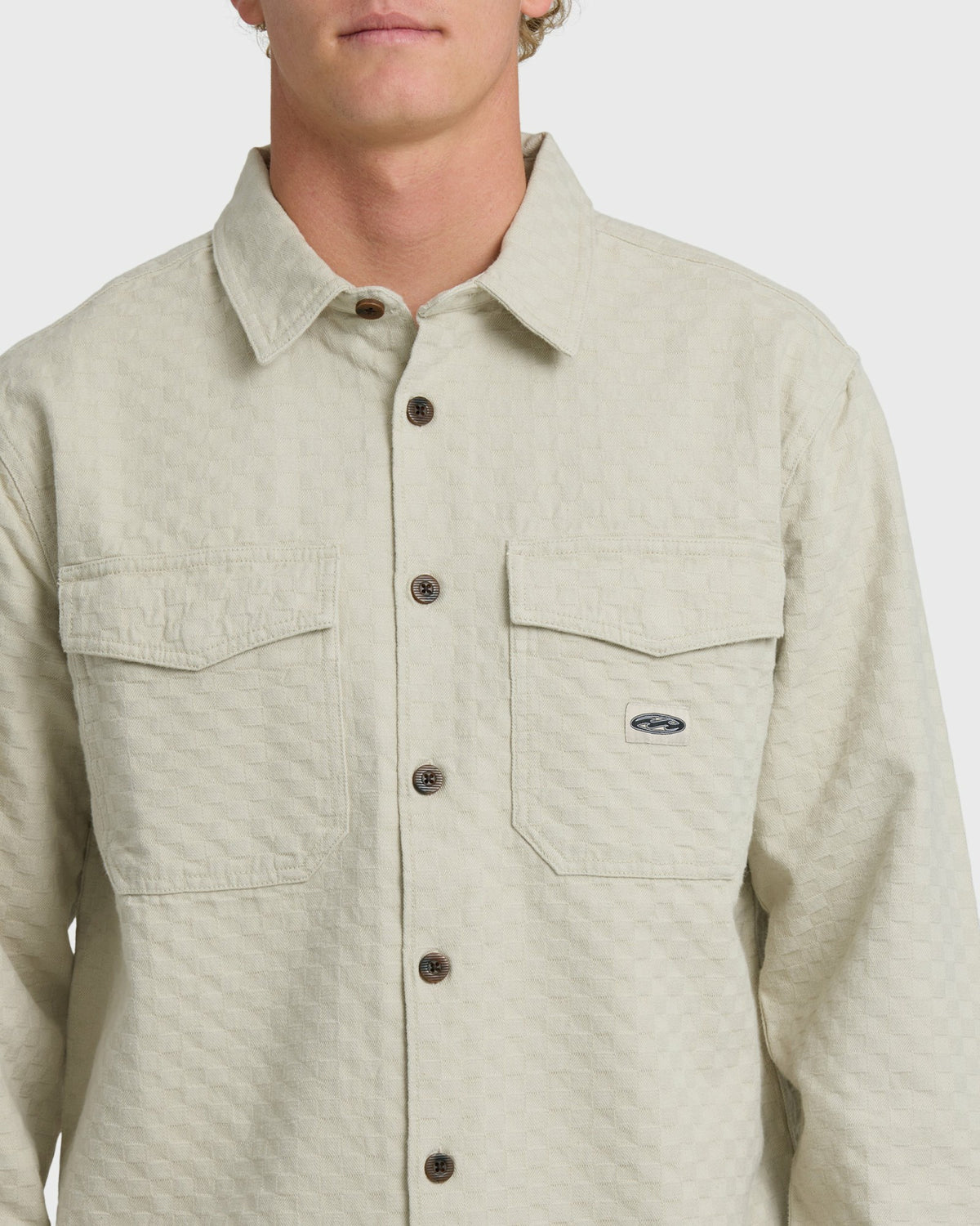 Billabong Men's Bad Dog Long Sleeve Flannel Shirt - Chino