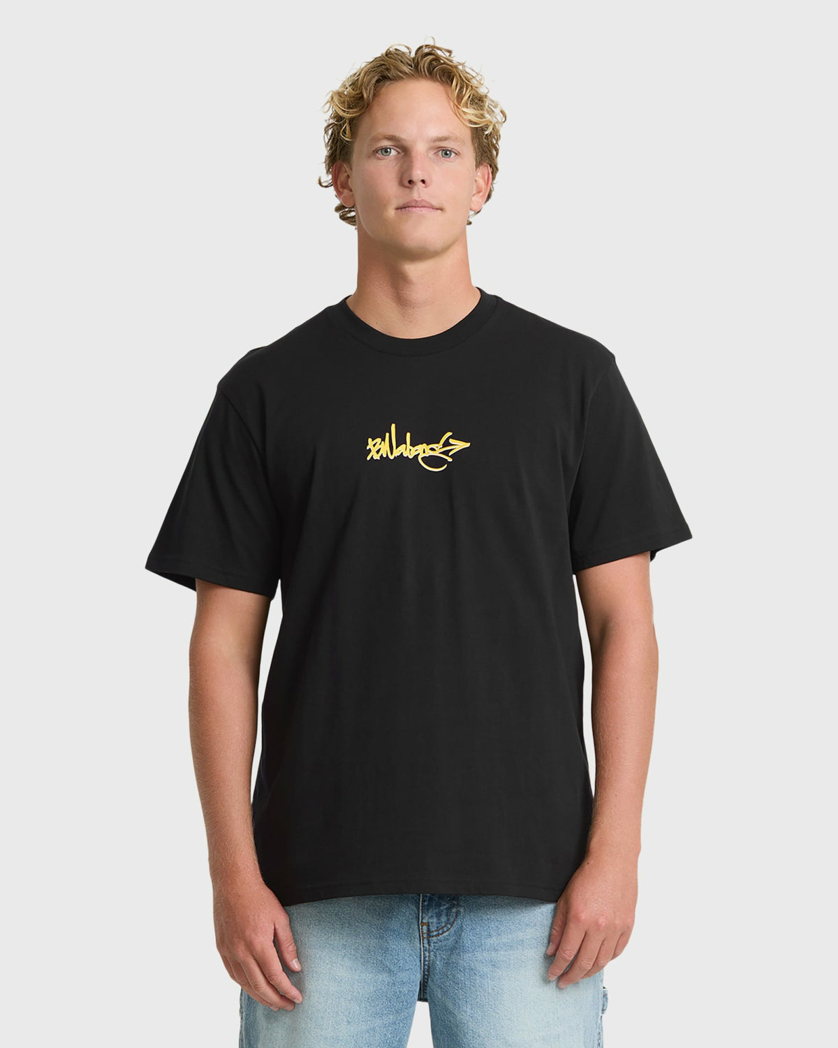 Billabong Men's Occys Point Premium Short Sleeve Cotton T-Shirt - Black