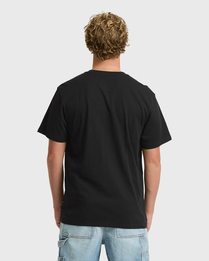Billabong Men's Occys Point Premium Short Sleeve Cotton T-Shirt - Black