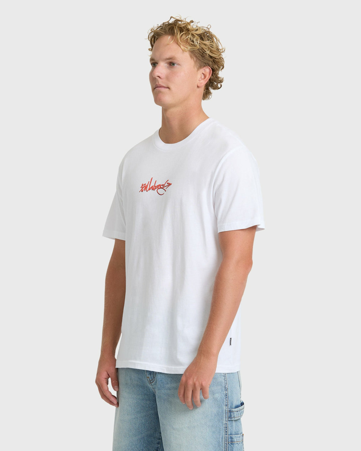 Billabong Men's Occys Point Premium Short Sleeve Cotton T-Shirt - White