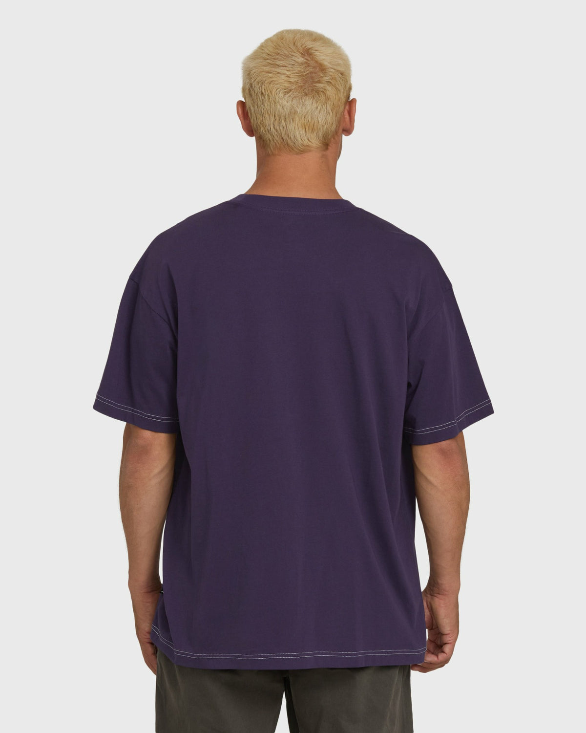 Billabong Men's Dash OG Short Sleeve Knit T-Shirt - Purple Velvet