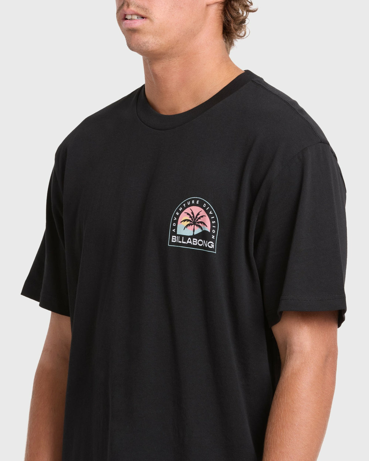 Billabong Men's Adventure Division Sun Down Premium Short Sleeve Knit T-Shirt - Black