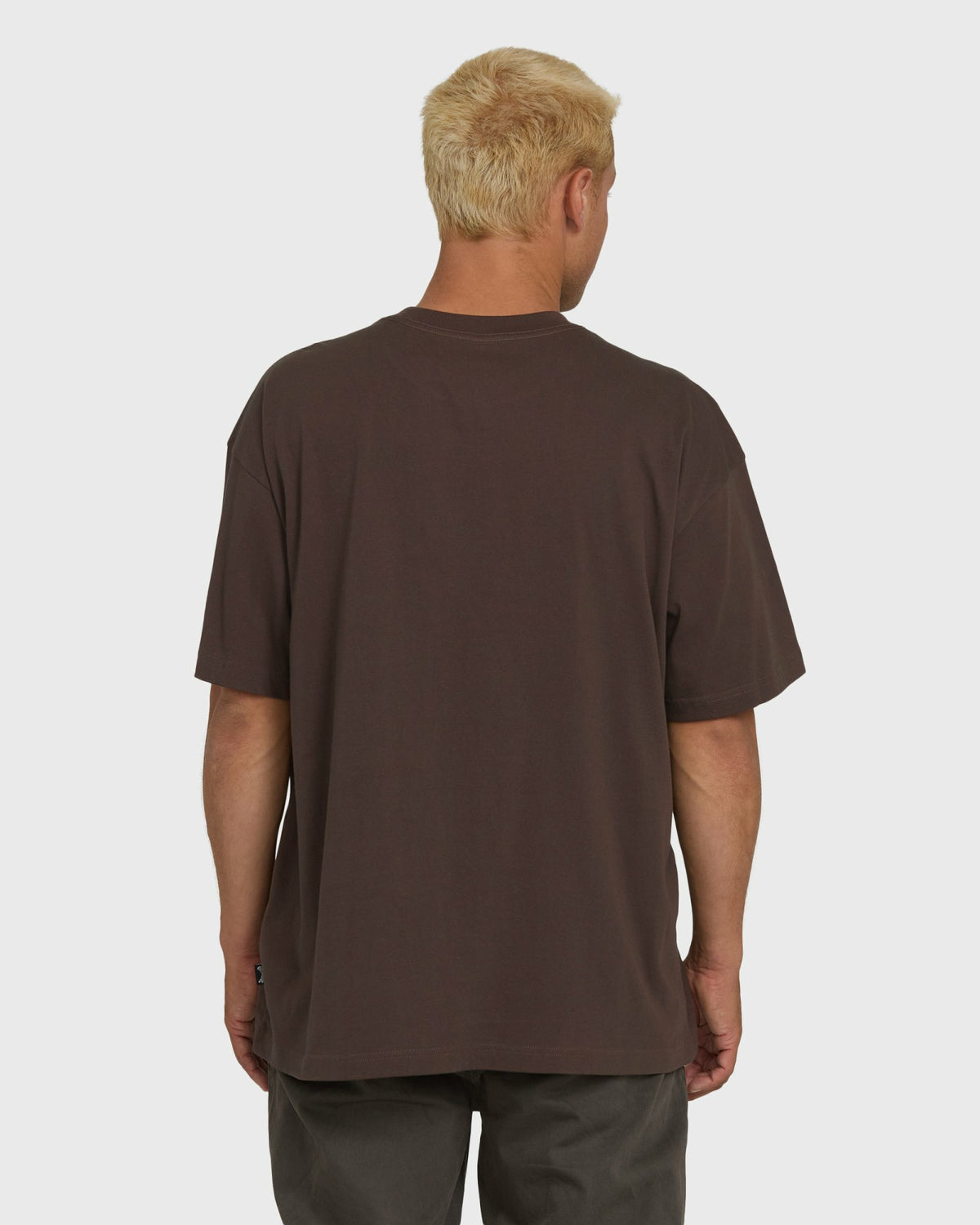 Billabong Men's Link OG Short Sleeve Knit T-Shirt - Chocolate Brown