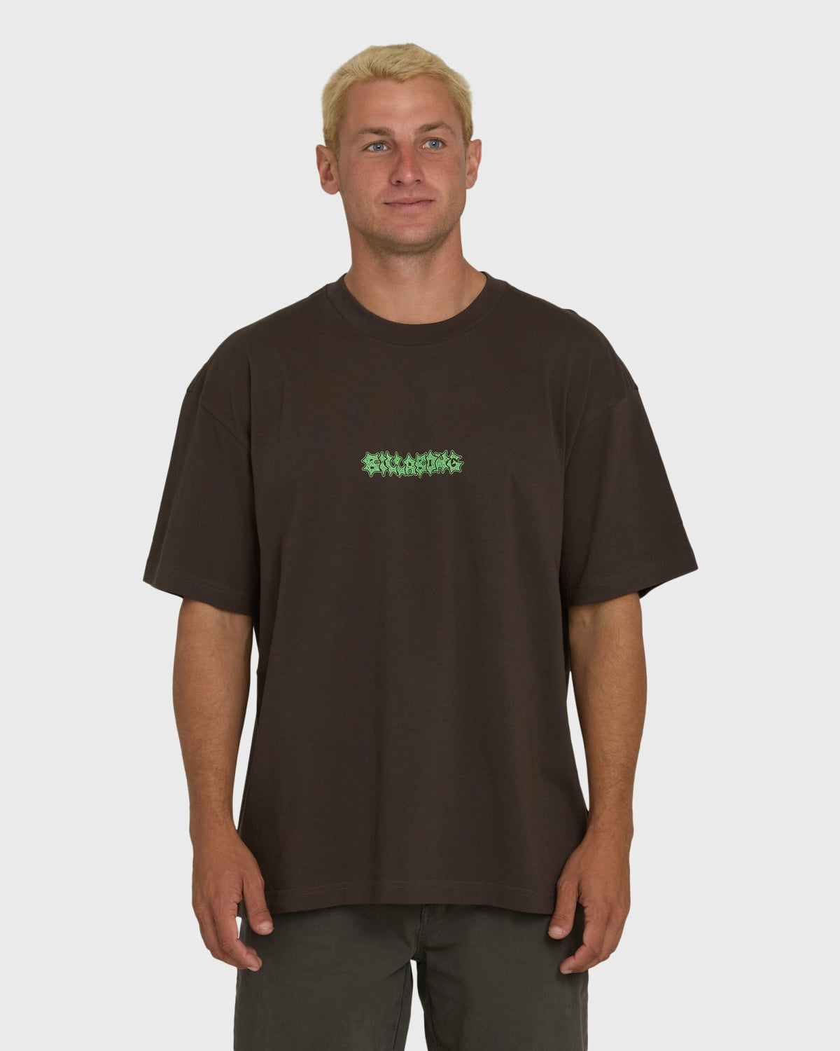 Billabong Men's Marrow OG Short Sleeve Knit T-Shirt - Chocolate Brown