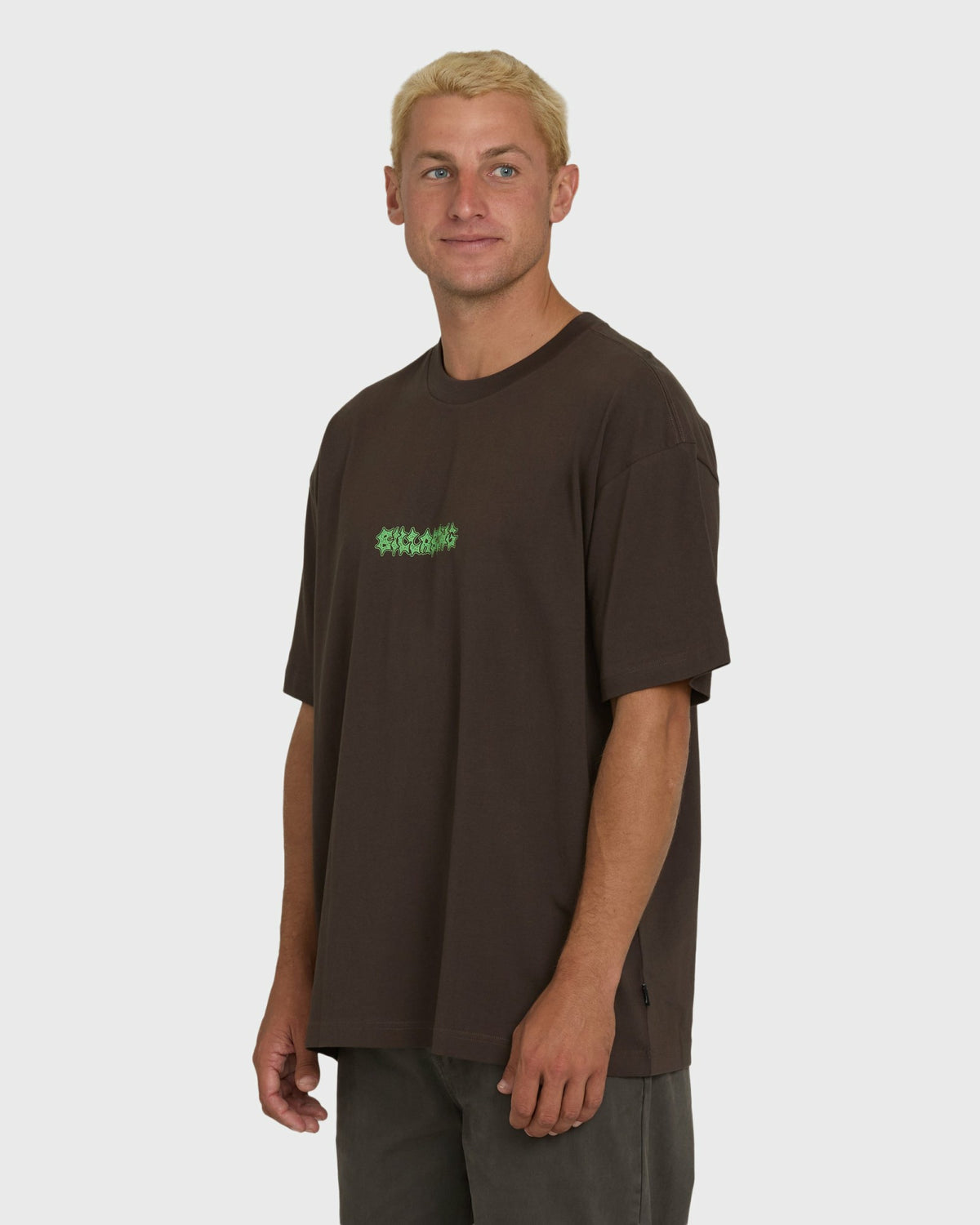 Billabong Men's Marrow OG Short Sleeve Knit T-Shirt - Chocolate Brown