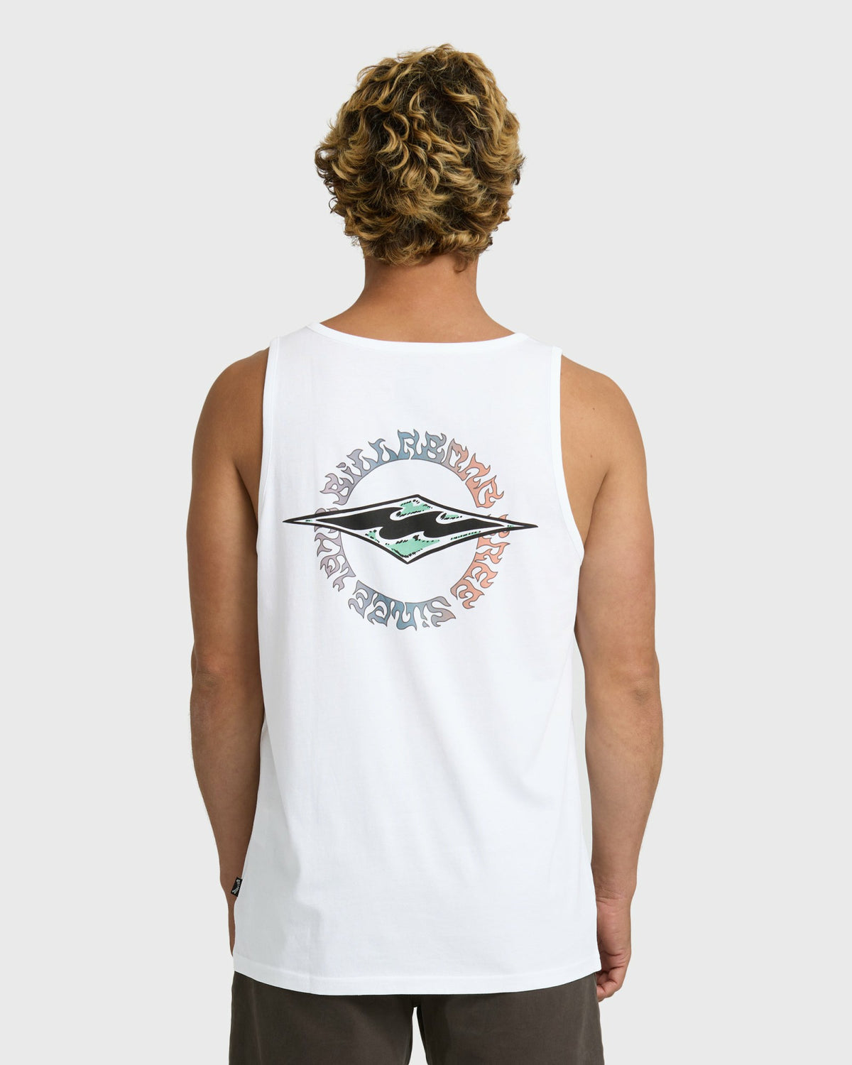 Billabong Men's Hollow Diamond Tank - White