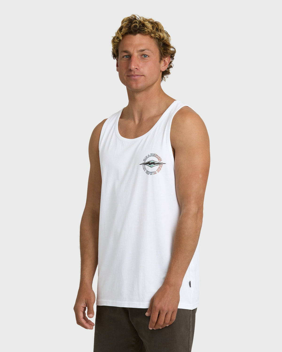 Billabong Men's Hollow Diamond Tank - White