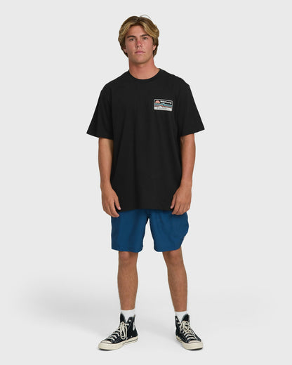 Billabong Men's A\/Div Range Premium Short Sleeve T-Shirt - Black