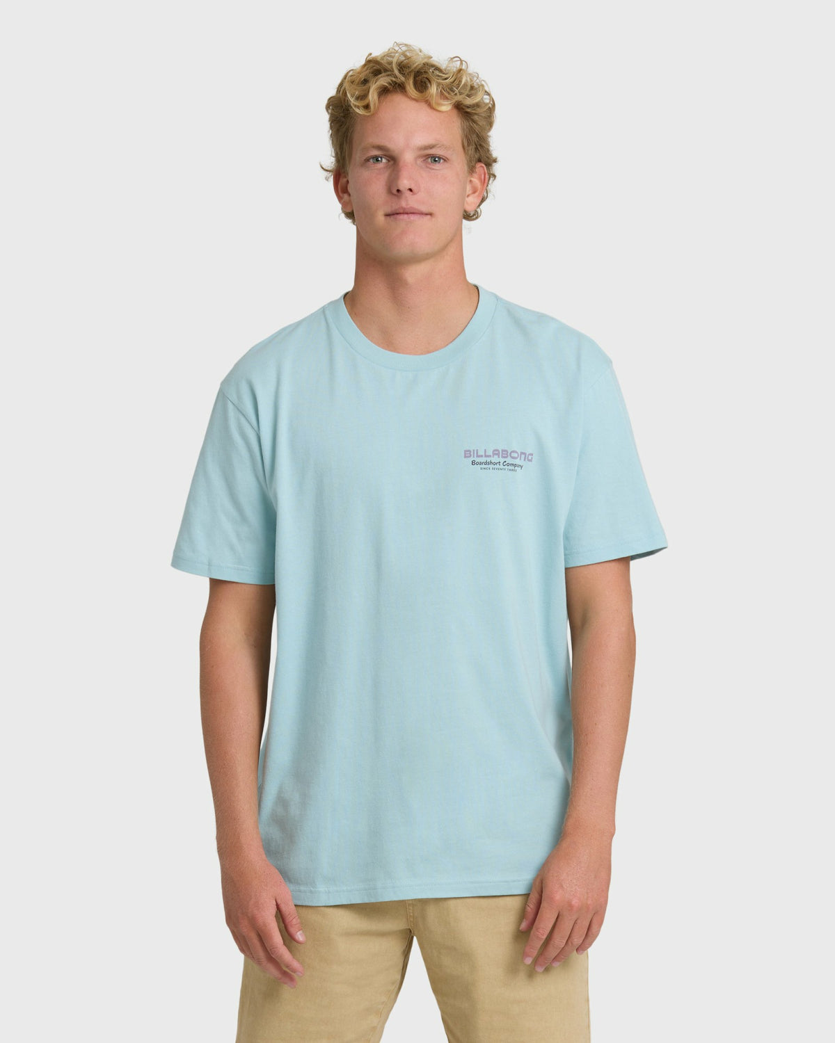 Billabong Men's Tailgating Premium Short Sleeve T-Shirt - Dusty Blue