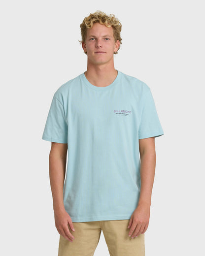 Billabong Men's Tailgating Premium Short Sleeve T-Shirt - Dusty Blue