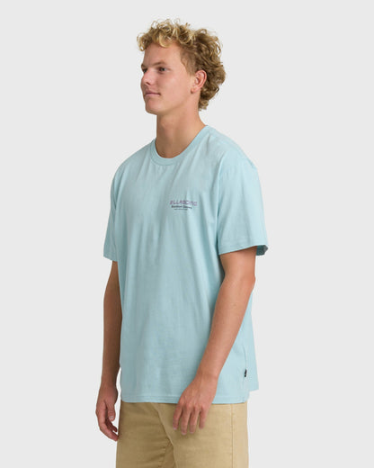 Billabong Men's Tailgating Premium Short Sleeve T-Shirt - Dusty Blue