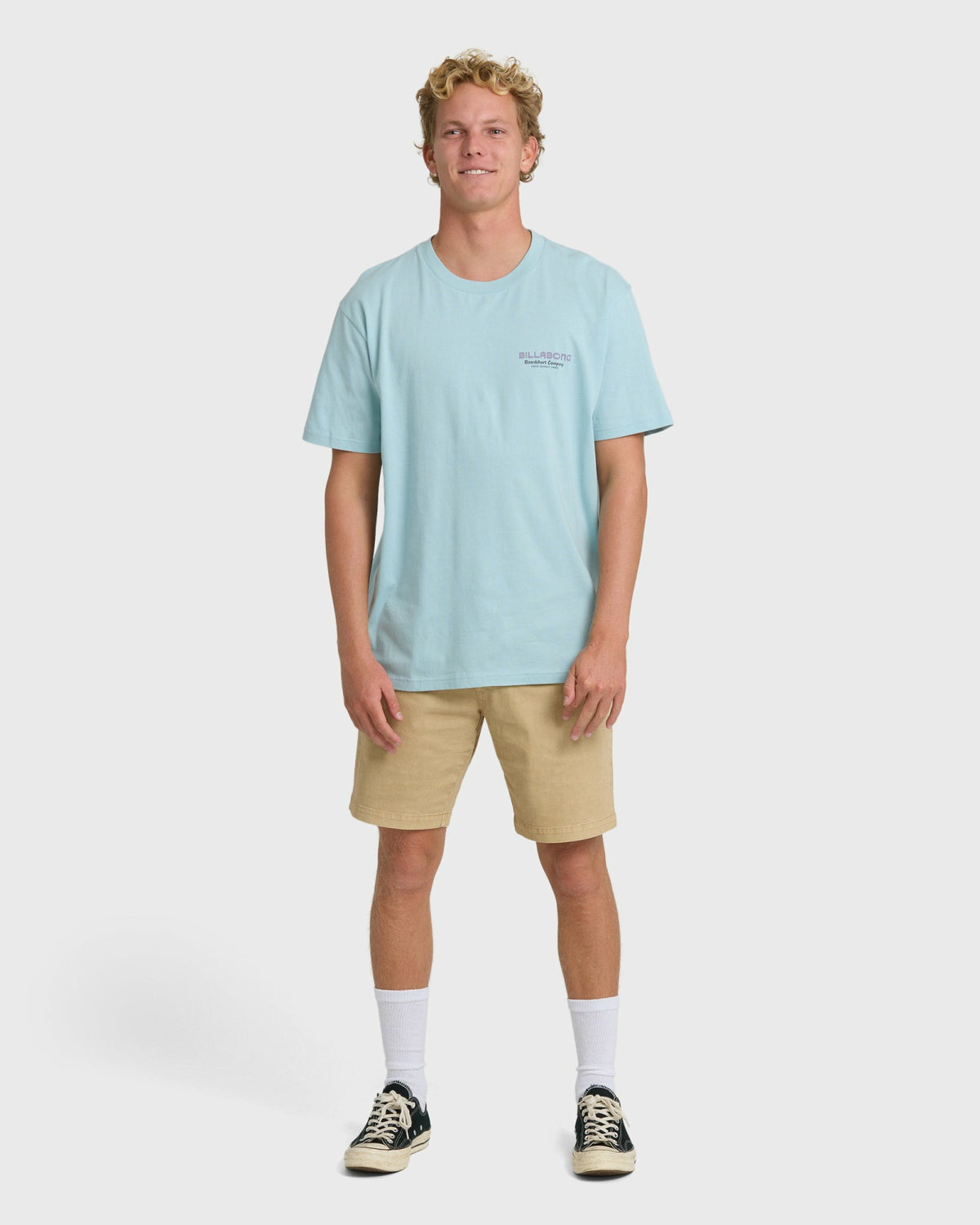 Billabong Men's Tailgating Premium Short Sleeve T-Shirt - Dusty Blue